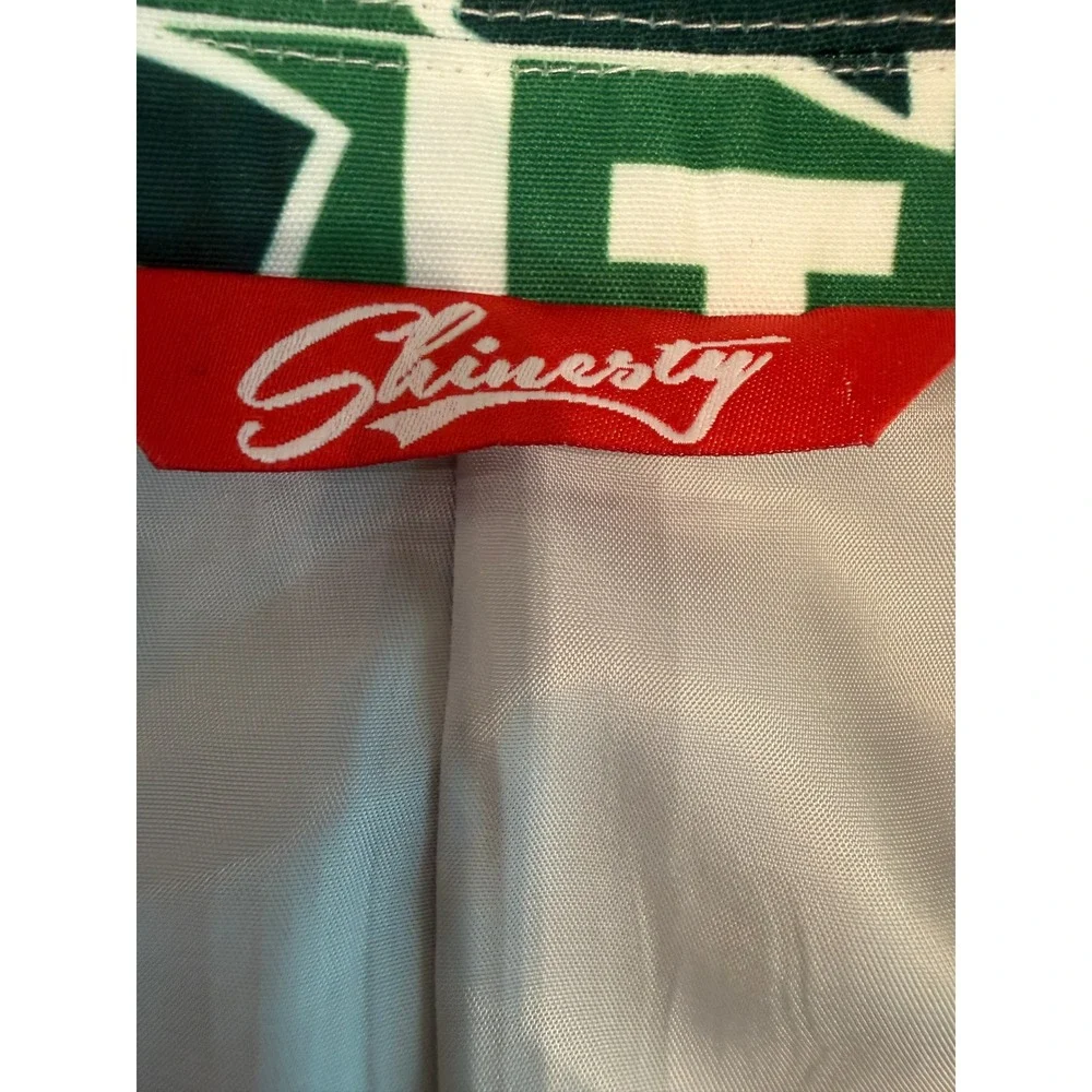 Shinesty Michigan State Spartans Blazer Mens 42 Green White Logo Suit Jacket